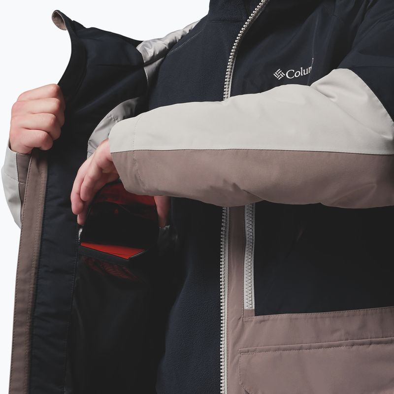 Férfi snowboarddzseki Columbia Coreshot iron/black/flint grey 14