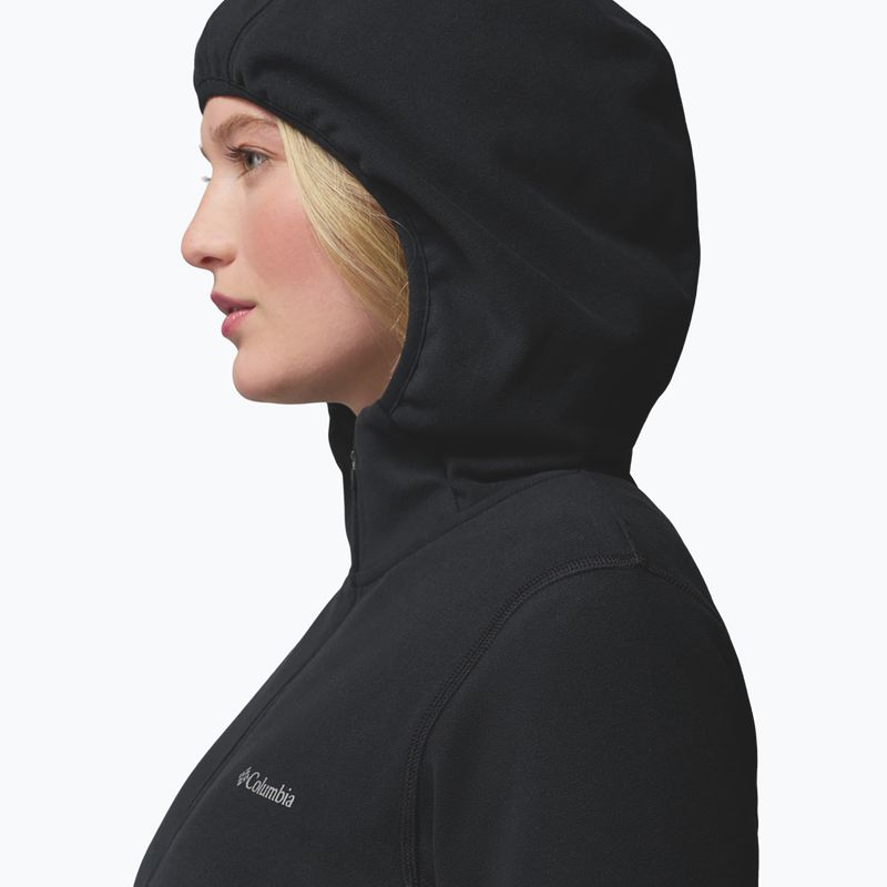 Női kabát Columbia Star Valley Hooded Full Zip black 9