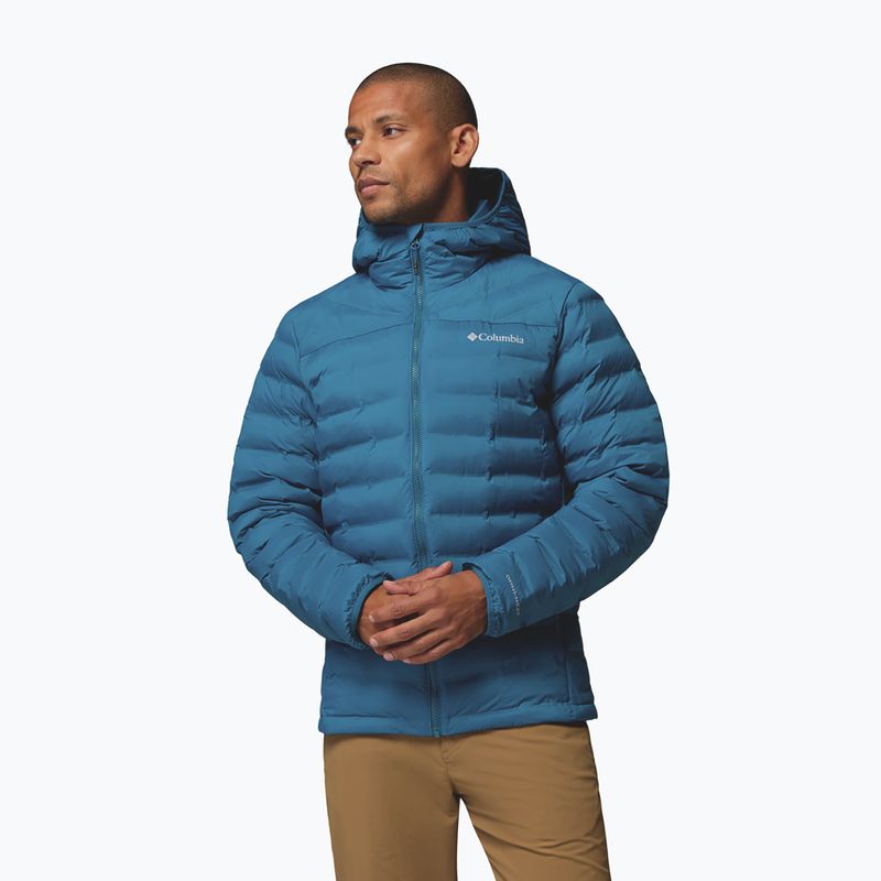Férfi kabát Columbia Terwiliger Trail Heat Seal Hooded phoenix blue 5