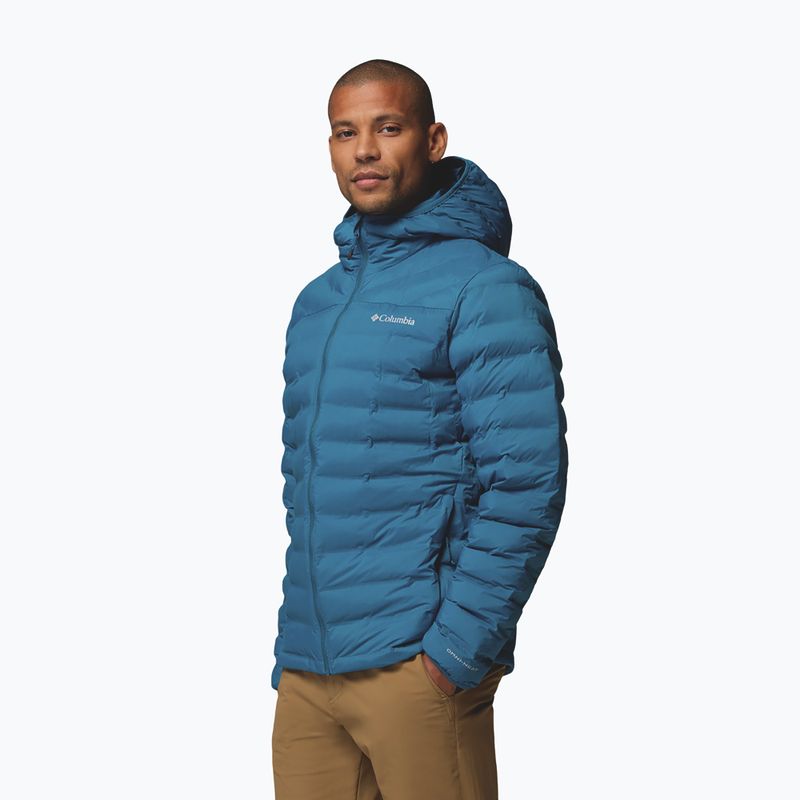 Férfi kabát Columbia Terwiliger Trail Heat Seal Hooded phoenix blue 6
