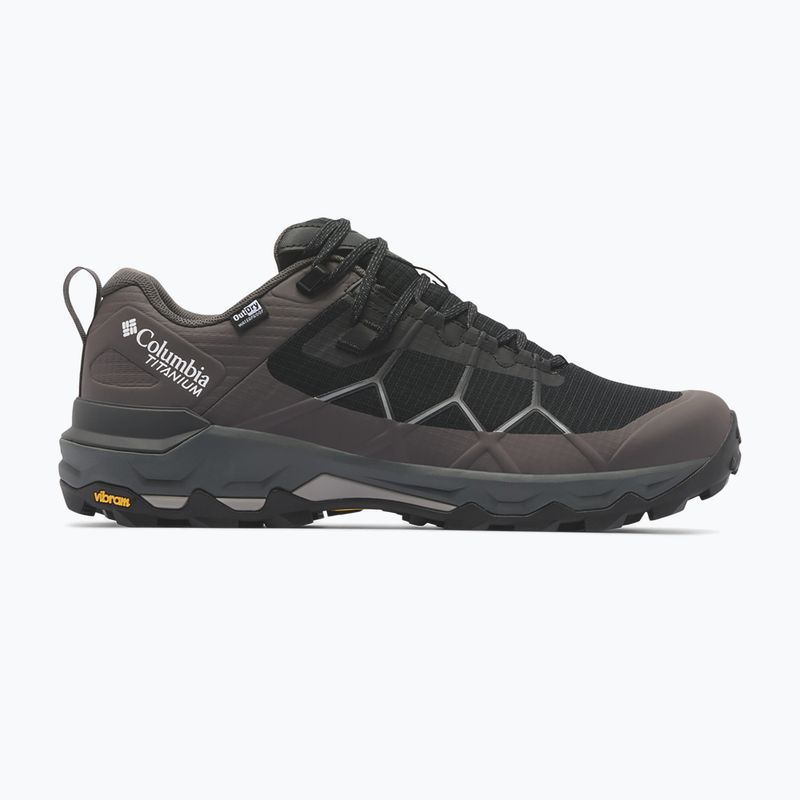 Férfi kirándulócipők Columbia Peakfreak Titanum Outdry black/ti titanium