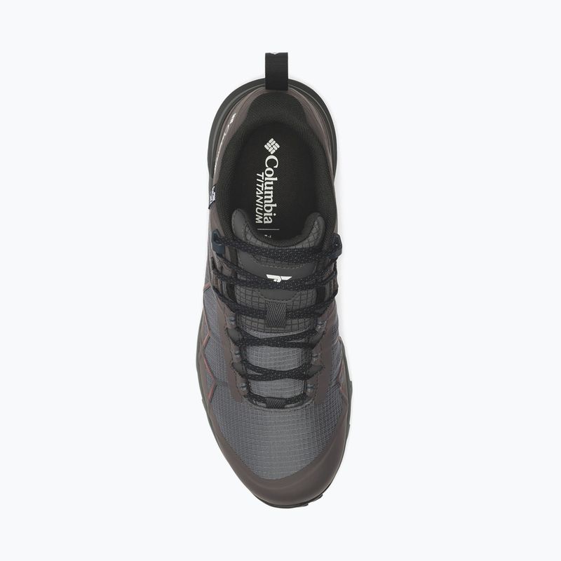 Férfi kirándulócipők Columbia Peakfreak Titanum Outdry dark grey/red oxide 4