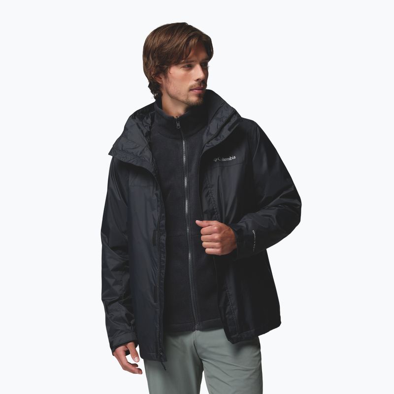 Férfi 3 az 1-ben kabát Columbia Watertight Interchange black 5