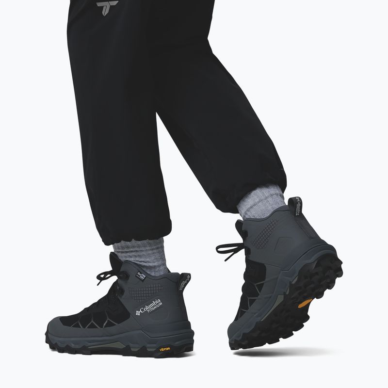 Női túracipők Columbia Peakfreak Titanum Outdry Mid black/sedona sage 6