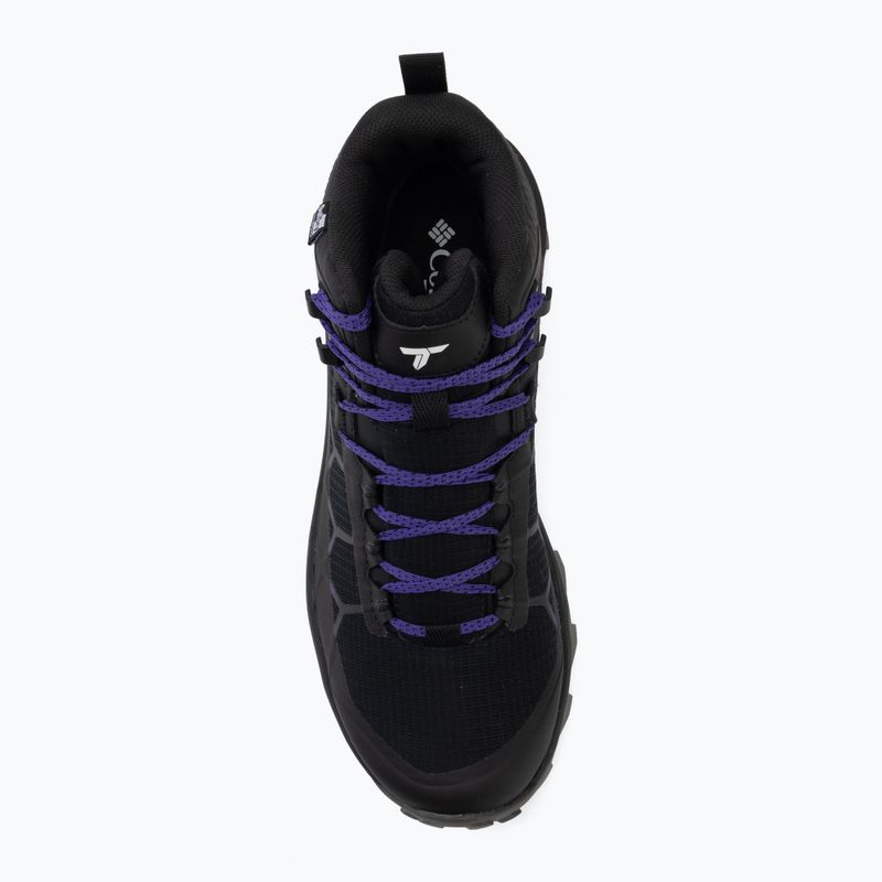 Női túracipők Columbia Peakfreak Titanum Outdry Mid black/purple quartz 5
