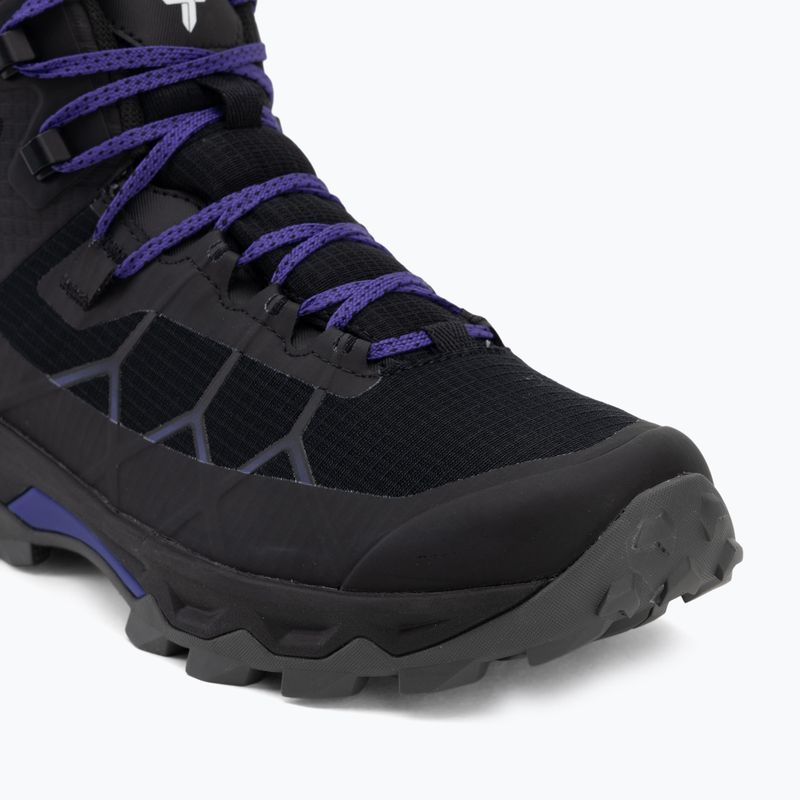 Női túracipők Columbia Peakfreak Titanum Outdry Mid black/purple quartz 7