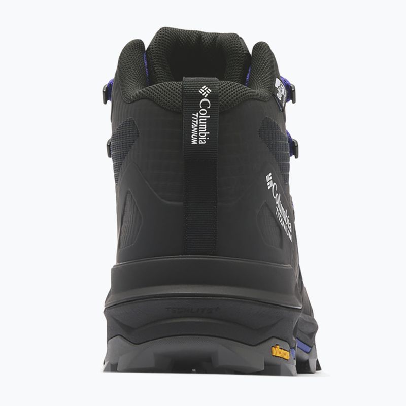 Női túracipők Columbia Peakfreak Titanum Outdry Mid black/purple quartz 3