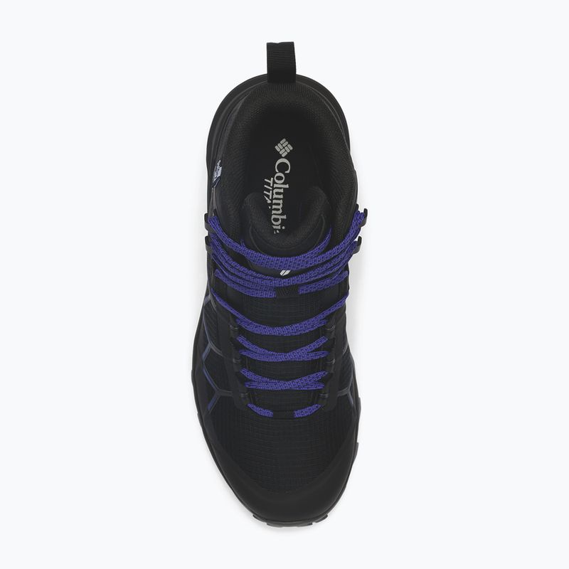 Női túracipők Columbia Peakfreak Titanum Outdry Mid black/purple quartz 4
