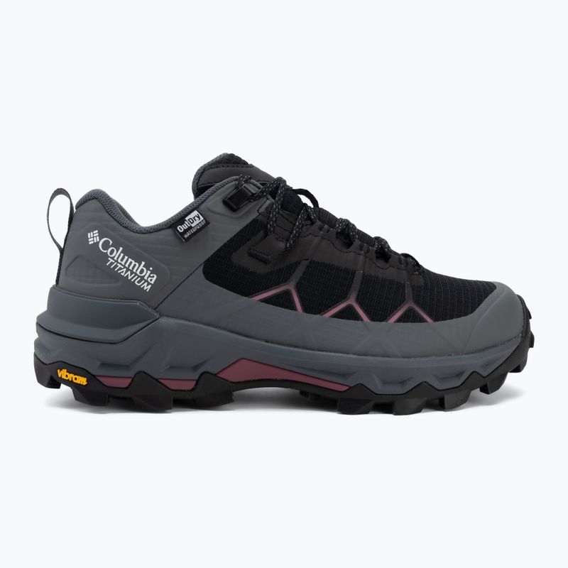 Női túracipők Columbia Peakfreak Titanum Outdry black/antique auve 2