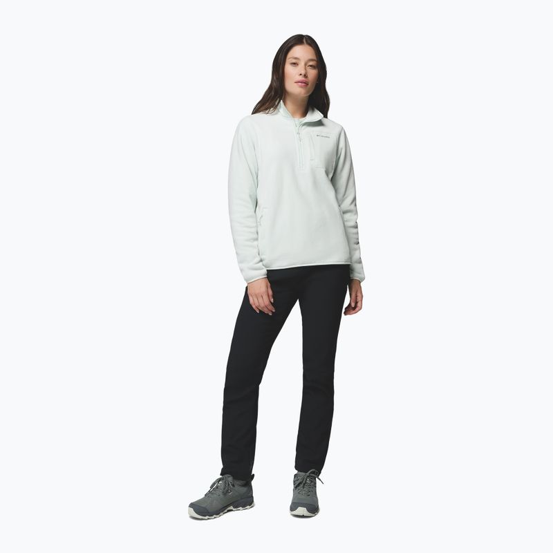 Női polár pulóver Columbia Pacific Arch 200 Half Zip Fleece Tea Light 2