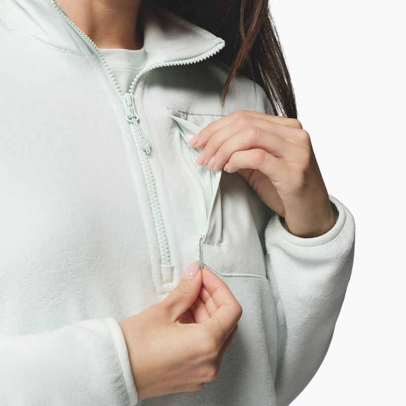 Női polár pulóver Columbia Pacific Arch 200 Half Zip Fleece Tea Light 7