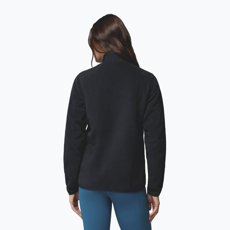 Női polár pulóver Columbia Pacific Arch 200 Half Zip Fleece Black 3