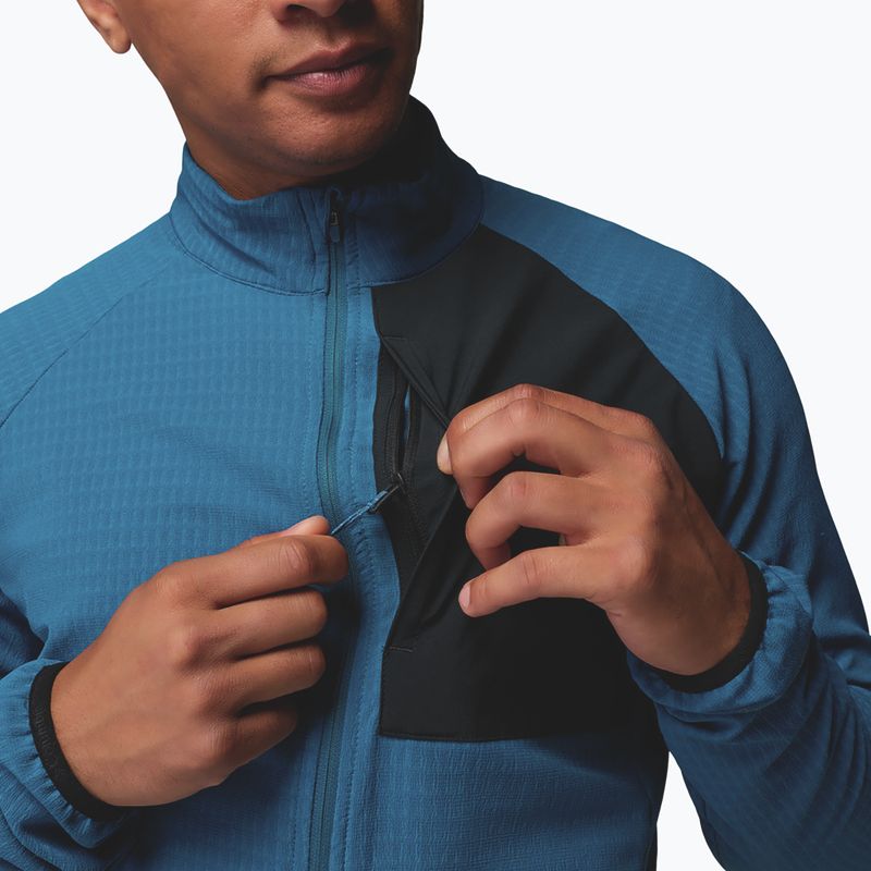 Férfi polár pulóver Columbia Superior Summit Grid Full Zip phoenix blue 6