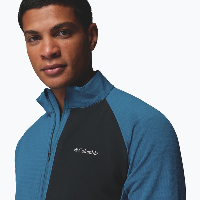 Férfi polár pulóver Columbia Superior Summit Grid Full Zip phoenix blue 7