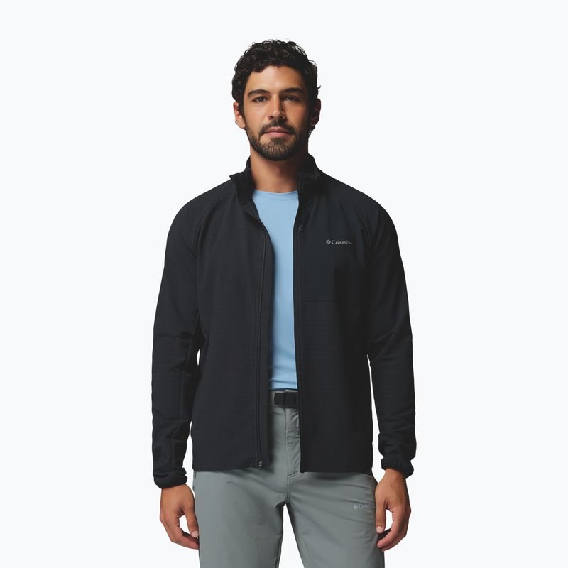 Férfi polár pulóver Columbia Superior Summit Grid Full Zip black 4