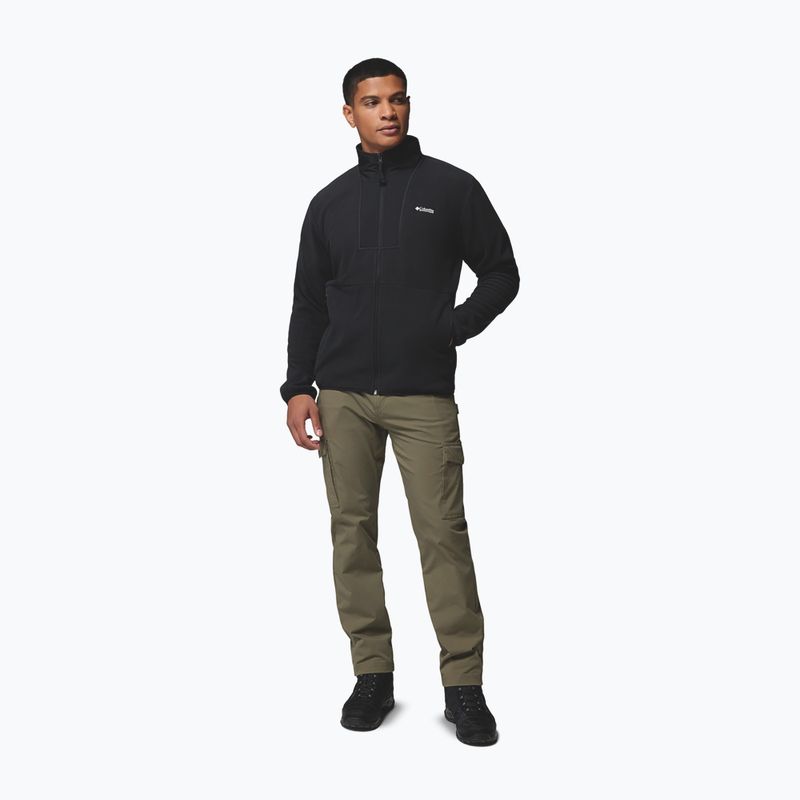 Férfi polár pulóver Columbia Sequoia Grove II Full Zip Fleece black 2