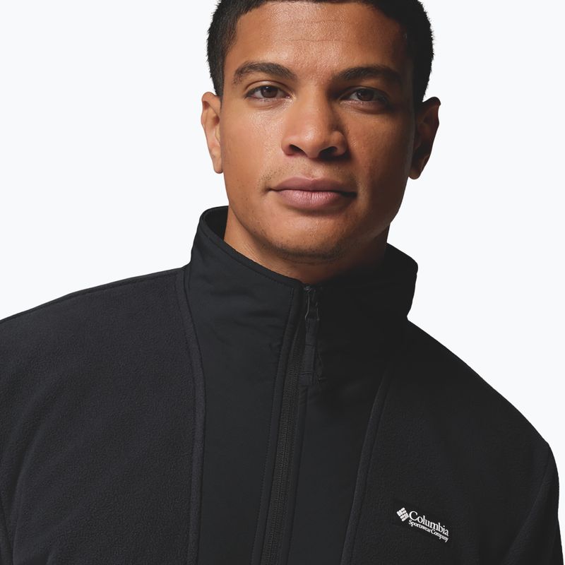 Férfi polár pulóver Columbia Sequoia Grove II Full Zip Fleece black 6