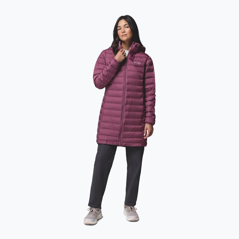 Női pehelykabát Columbia Lake 22 II Down Long Hooded antique mauve 2