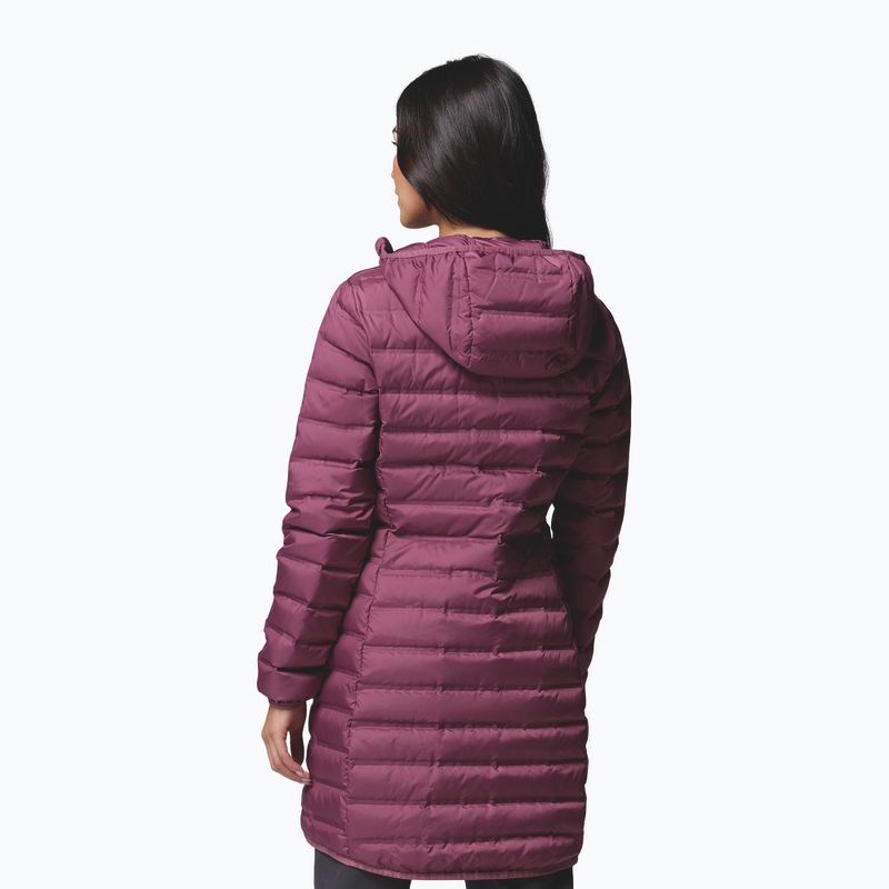 Női pehelykabát Columbia Lake 22 II Down Long Hooded antique mauve 3