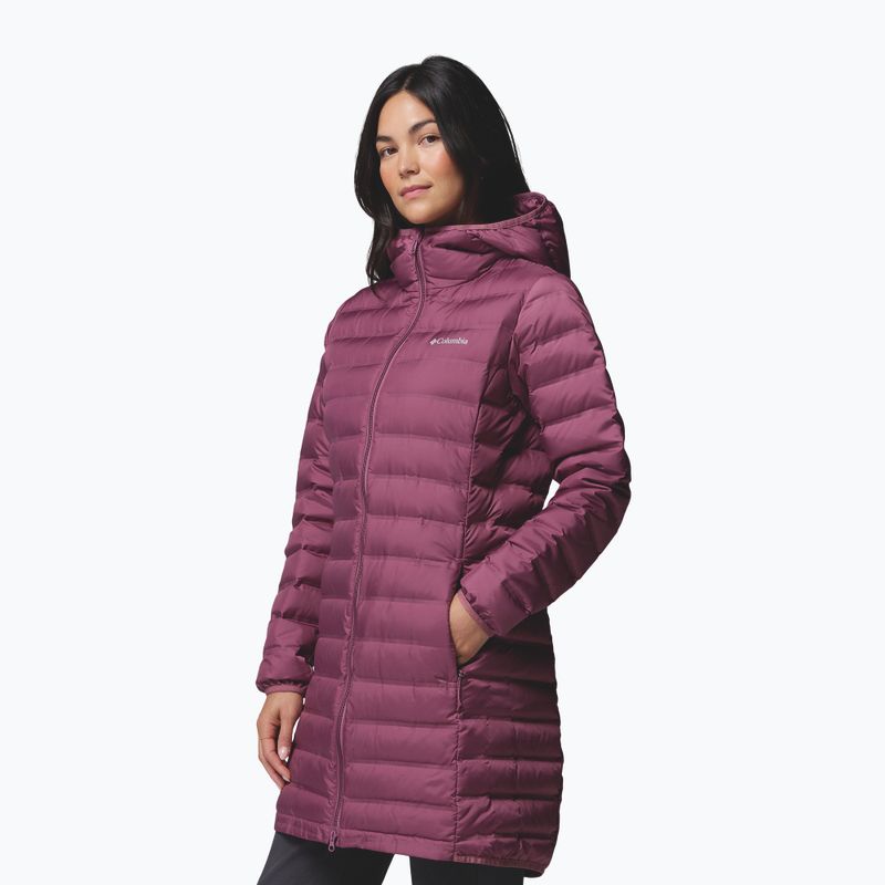 Női pehelykabát Columbia Lake 22 II Down Long Hooded antique mauve 4