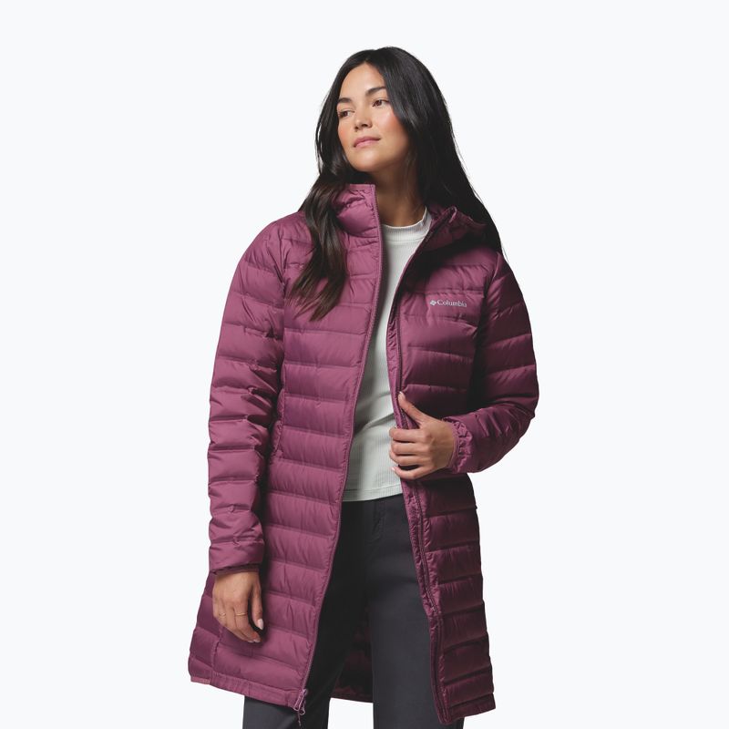 Női pehelykabát Columbia Lake 22 II Down Long Hooded antique mauve 5