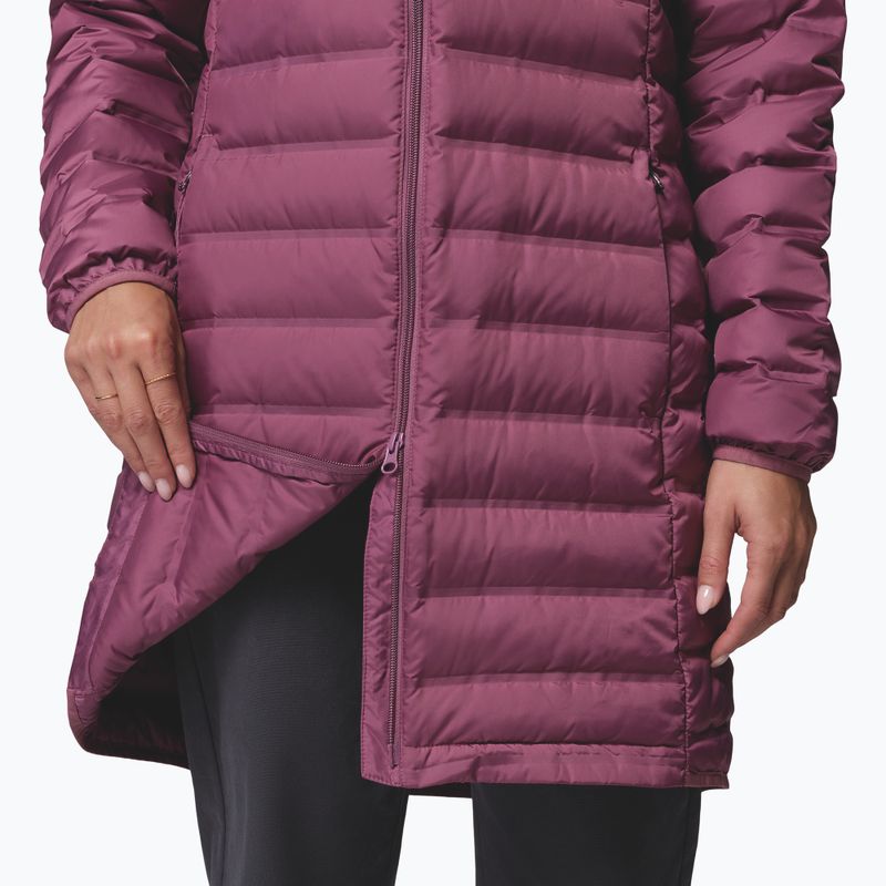 Női pehelykabát Columbia Lake 22 II Down Long Hooded antique mauve 8