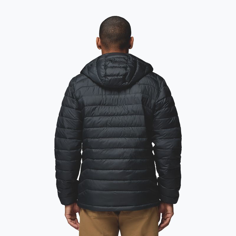 Férfi kabát Columbia Powder Lite II Hooded black ripstop 3
