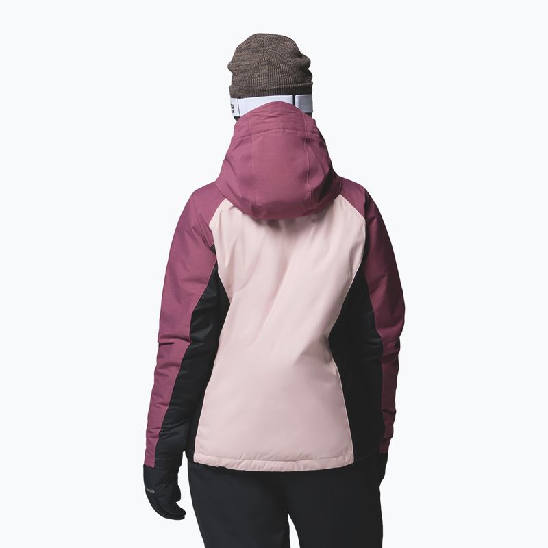 Női síkabát Columbia Snowy Summit Ins mineral pink/black/antique mauve x dye 3