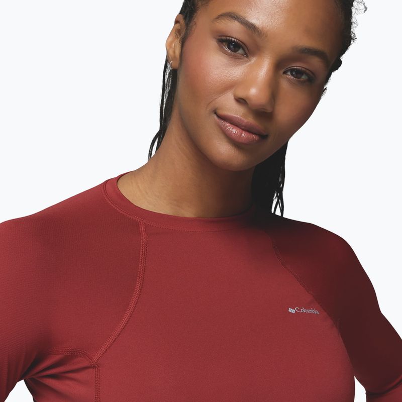 Női Termoaktiv pulóver Columbia Midweight Stretch red oxide 5