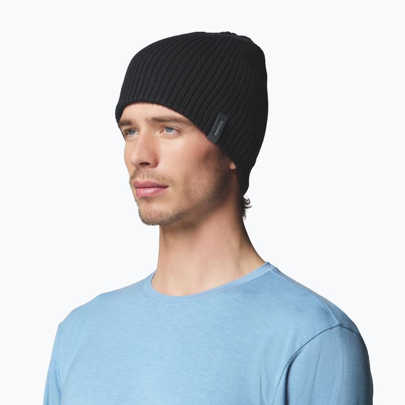 Téli sapka Columbia Cedar Lake black heather 2