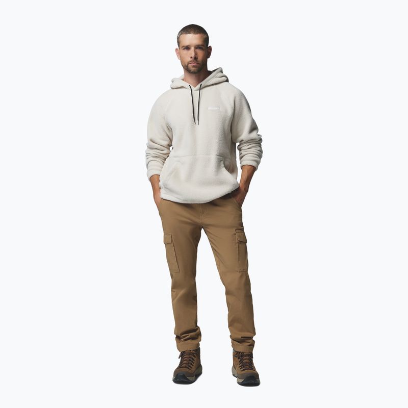 Férfi polár pulóver Columbia Timber Crest MTR Fleece Hoodie dark stone 2