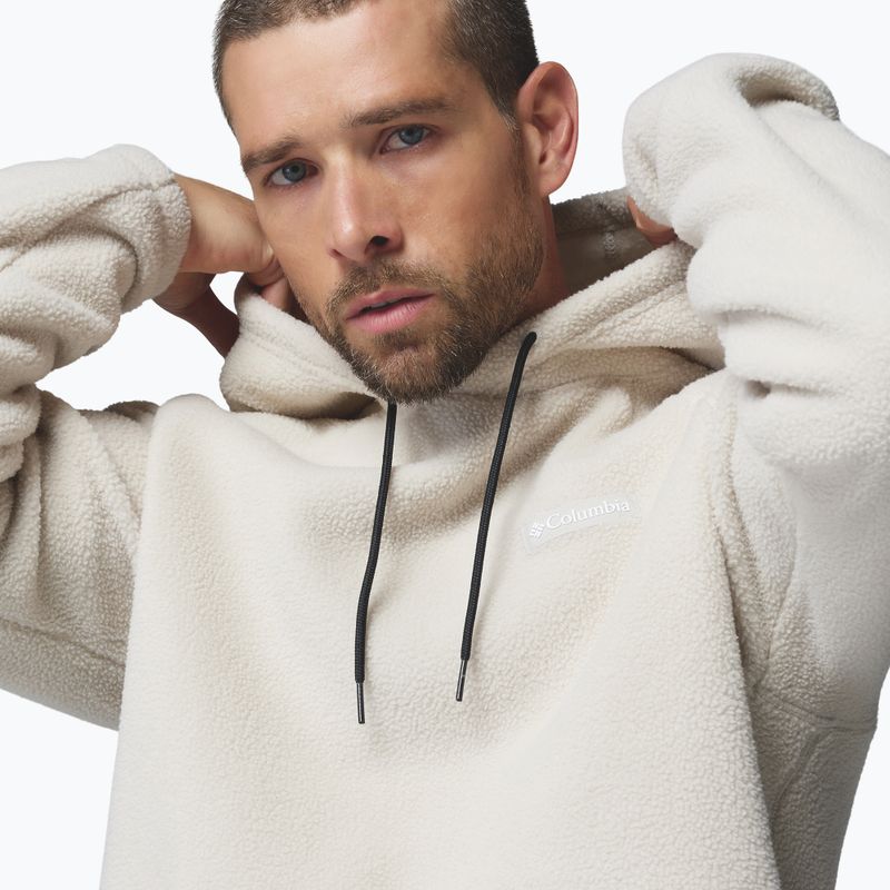 Férfi polár pulóver Columbia Timber Crest MTR Fleece Hoodie dark stone 5