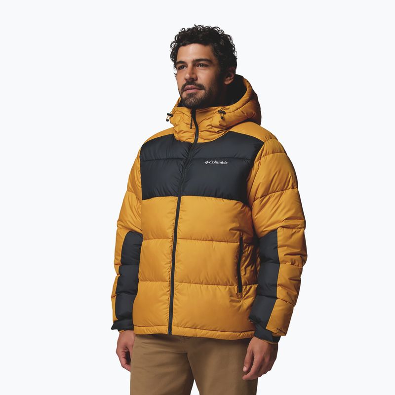 Férfi bélelt kabát Columbia Pike Lake II Hooded squash/black 5