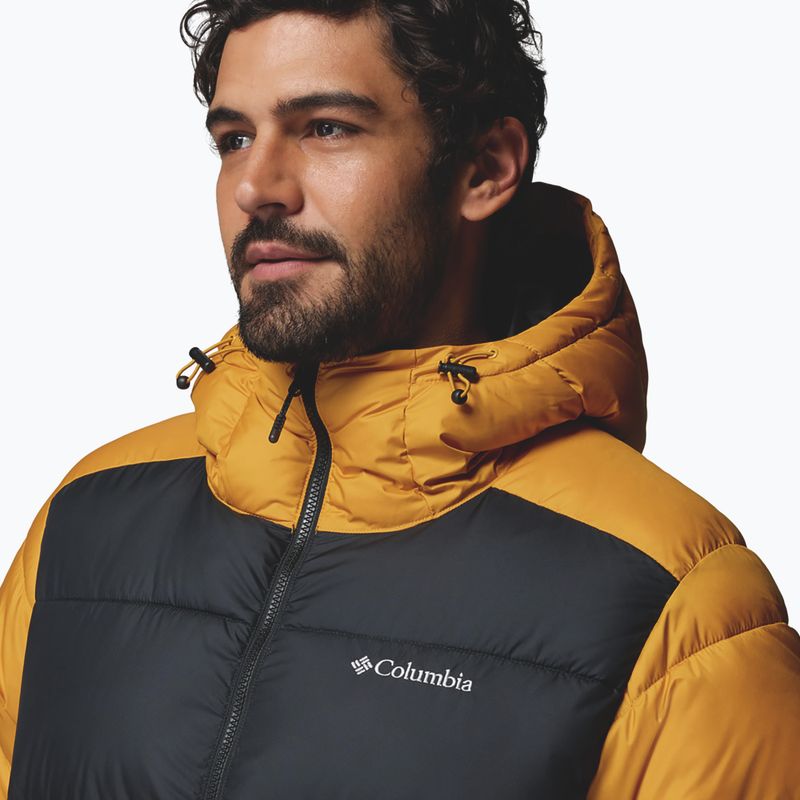 Férfi bélelt kabát Columbia Pike Lake II Hooded squash/black 6