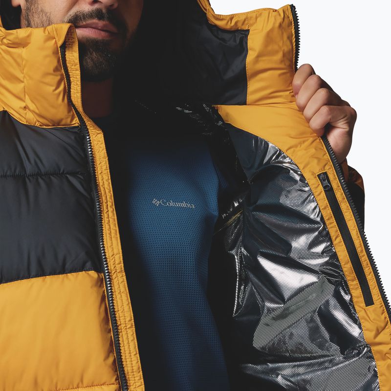 Férfi bélelt kabát Columbia Pike Lake II Hooded squash/black 8