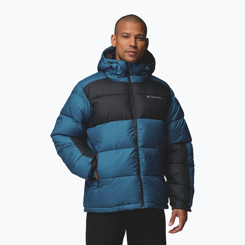 Férfi bélelt kabát Columbia Pike Lake II Hooded phoenix blue/black
