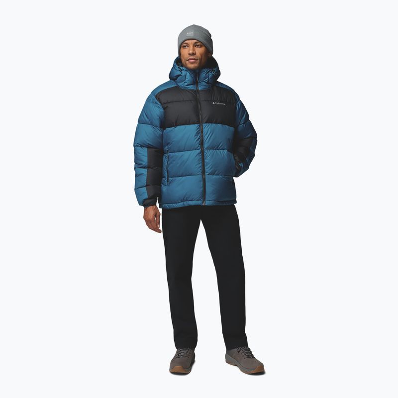 Férfi bélelt kabát Columbia Pike Lake II Hooded phoenix blue/black 2