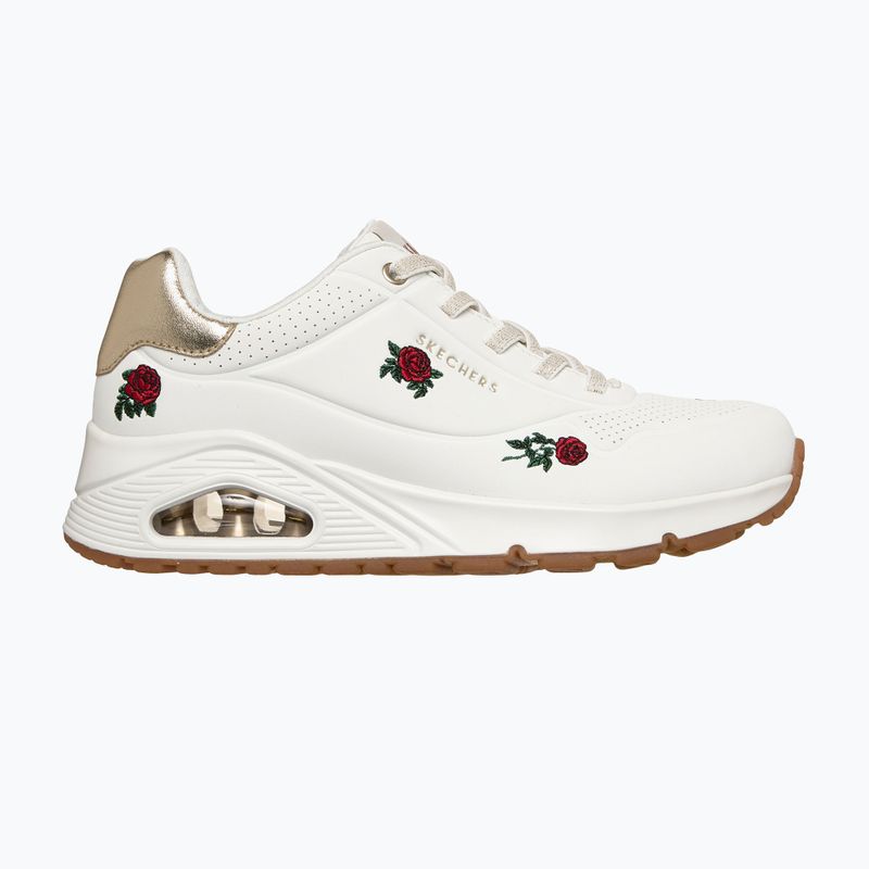 Női cipő SKECHERS Uno Champagne & Roses white 2