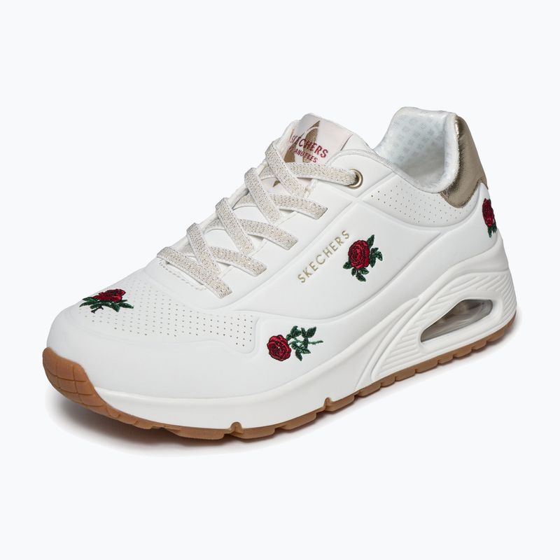 Női cipő SKECHERS Uno Champagne & Roses white 4