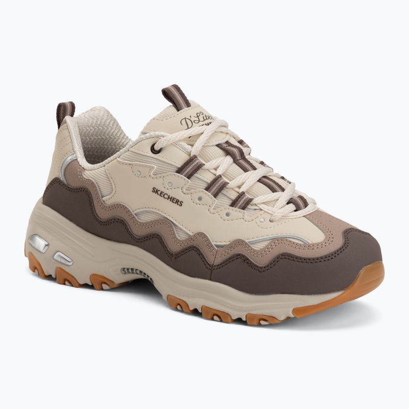 Női cipők SKECHERS D'Lites Vintage Wave beige