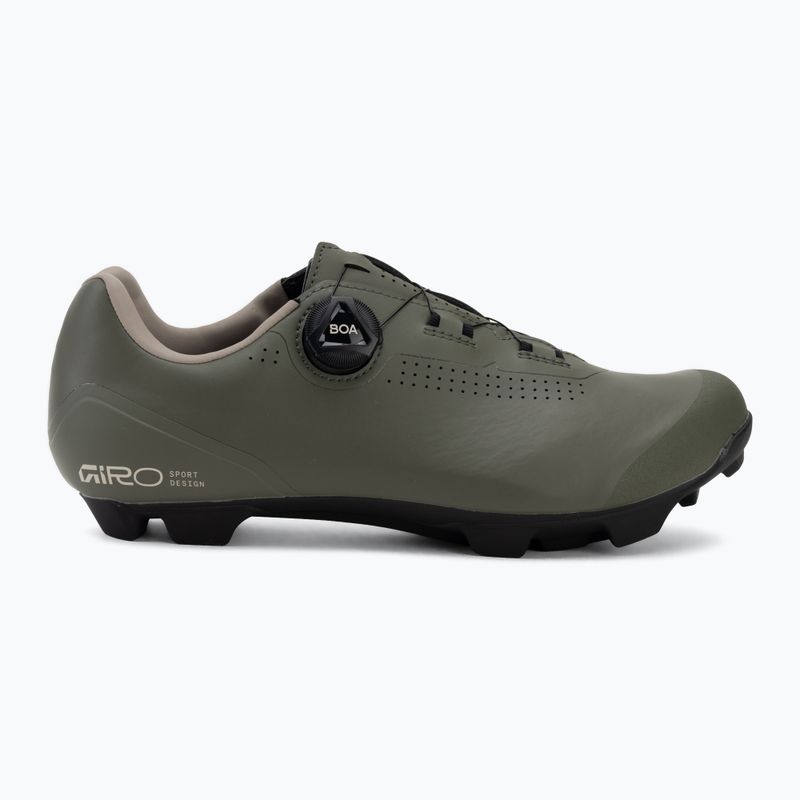 Férfi MTB kerékpáros cipő Giro Cadet XC dark sage 2