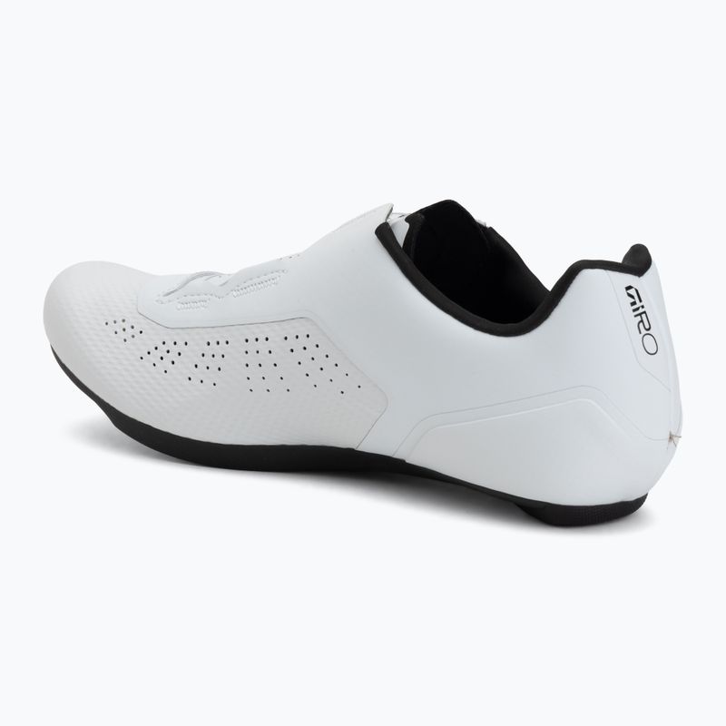 Férfi országúti kerékpáros cipő Giro Regime II white 3