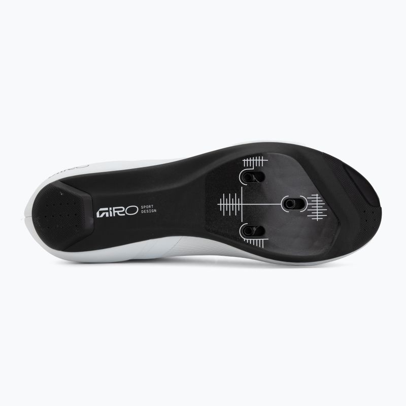 Férfi országúti kerékpáros cipő Giro Regime II white 4