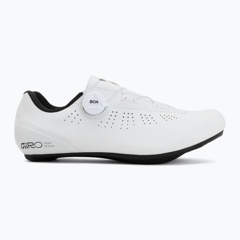 Férfi országúti kerékpáros cipő Giro Cadet II white 2