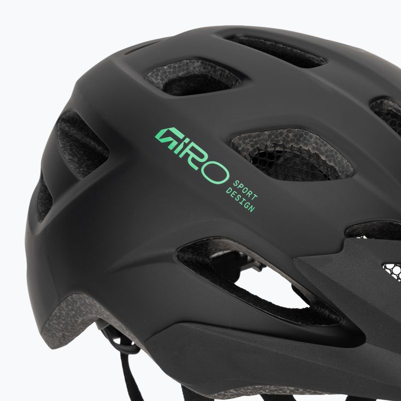 Gyermek kerékpáros sisak Giro Tremor Child JR matte black/vivid green 8