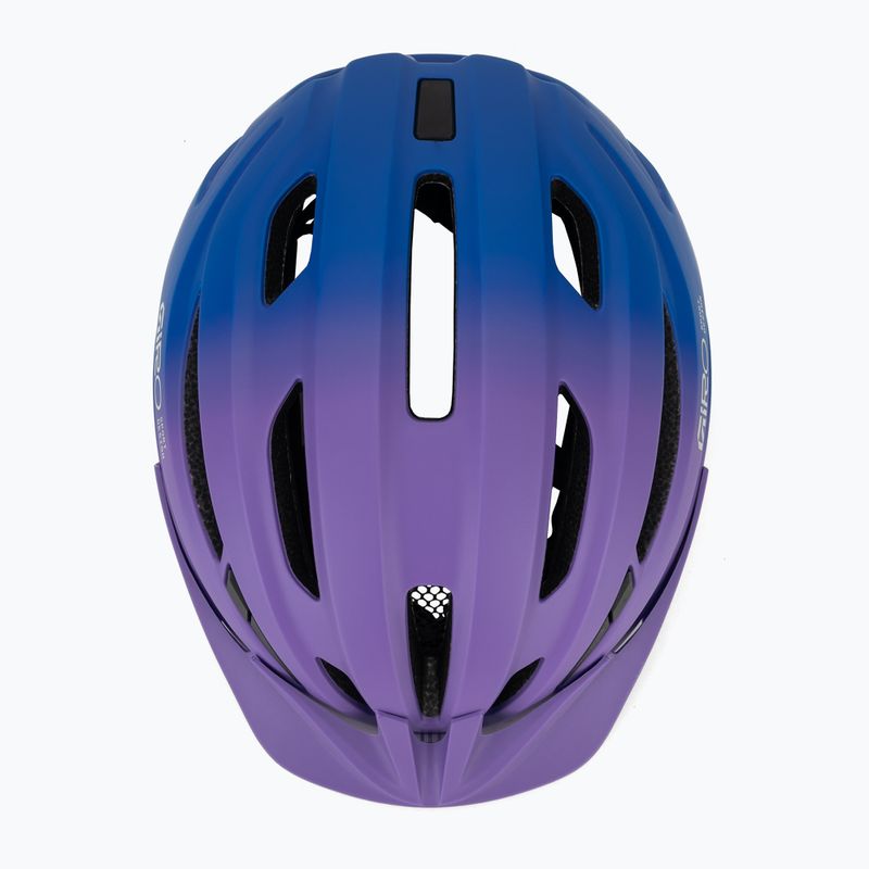 Gyerek kerékpáros sisak Giro Register II matte purple haze/blue jewel fade 6