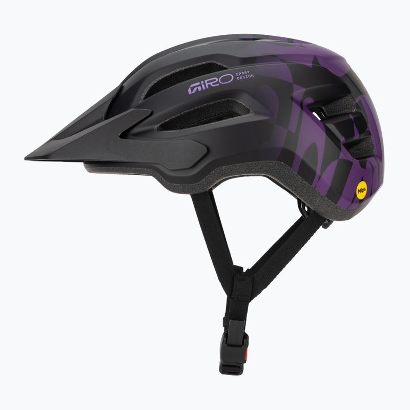 Giro Fixture kerékpáros sisak II MIPS matte black/purple rush 3