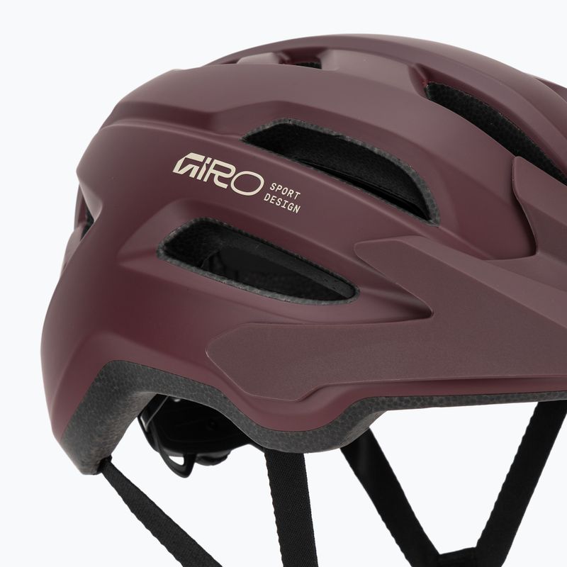 Giro Fixture kerékpáros sisak II MIPS W matte maroon 8