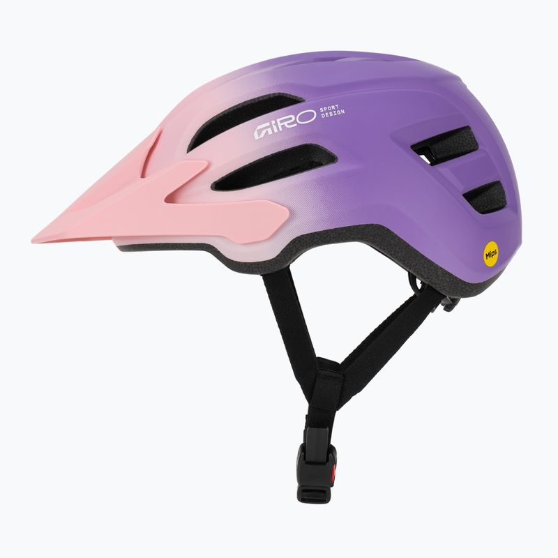 Giro Fixture gyermek kerékpáros sisak II MIPS matte light pink/purple fade 3