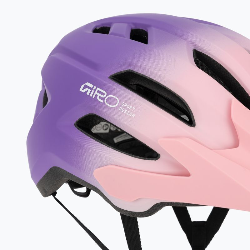 Giro Fixture gyermek kerékpáros sisak II MIPS matte light pink/purple fade 8